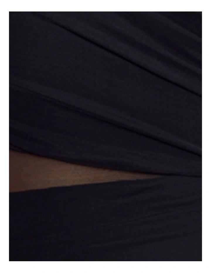 Network Jena One Shoulder Shaping Swimsuit in Black image 7