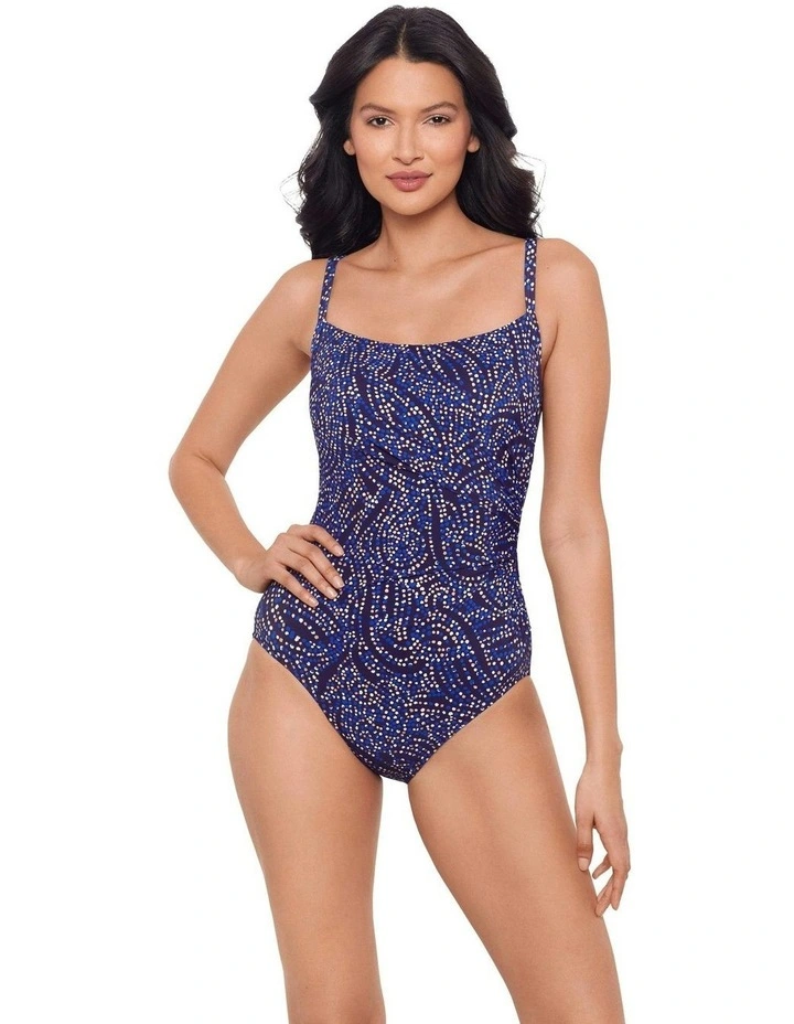 Spotlight Starr Underwired One Piece Shaping Swimsuit in Plum Multi image 4