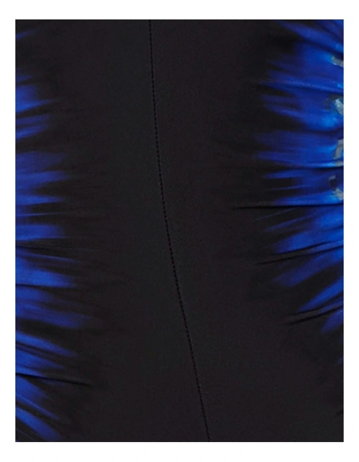 Paka Mayan Temptation Underwired Low Back Shaping Swimsuit in Blue/Black image 7