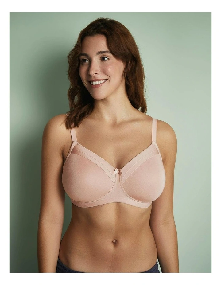 Maisie Lightly Padded Wirefree T-shirt Bra in Blush image 3