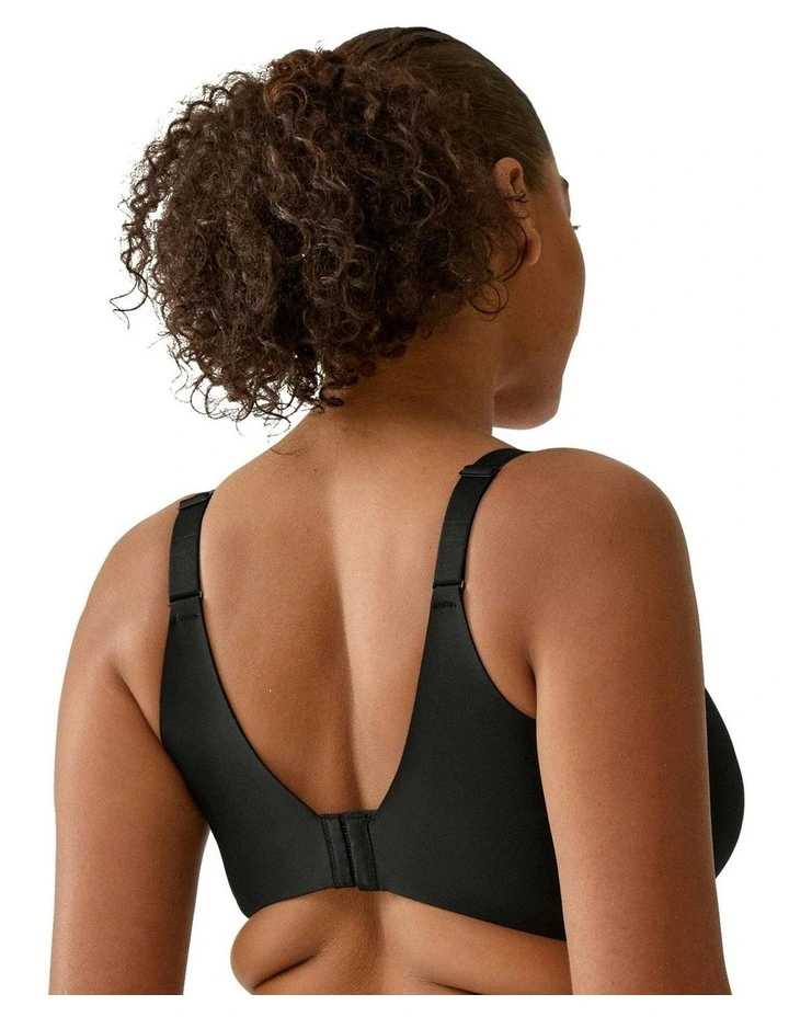 Wired Unpadded Side And Back Smoothing Bra in Black image 2