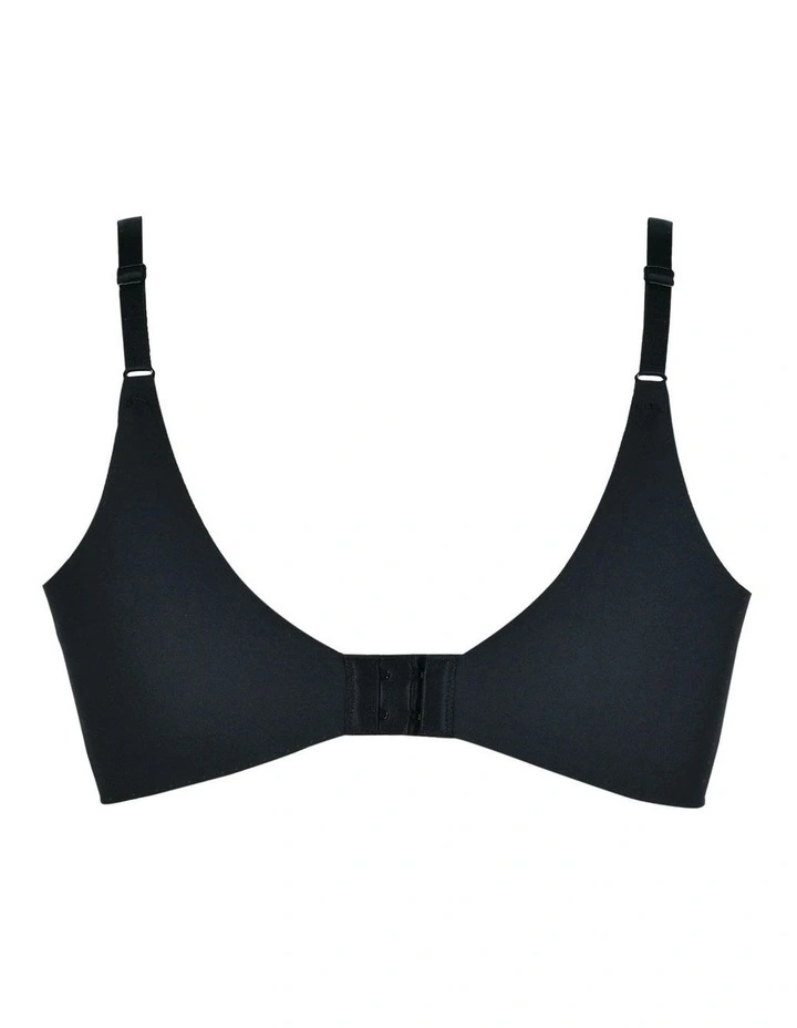 Wired Unpadded Side And Back Smoothing Bra in Black image 5