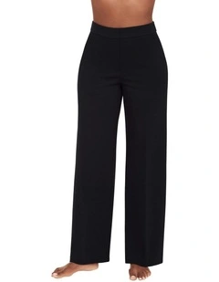Mirasculpt Tummy Control Wide Leg Pants in Black