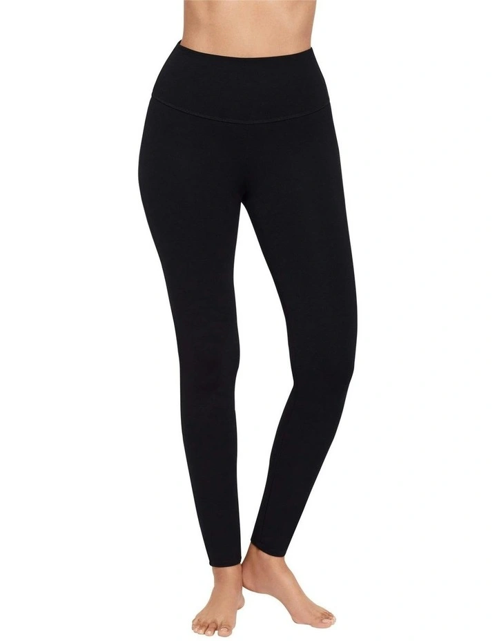 Mirasculpt High Waisted Full Length Sculpting Legging Pants in Black image 1