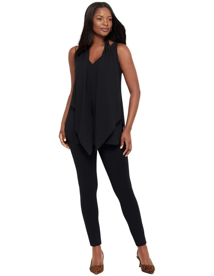 Mirasculpt High Waisted Full Length Sculpting Legging Pants in Black image 5