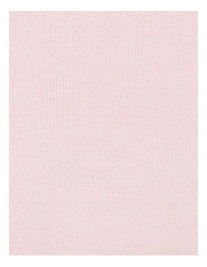 Bliss Lace Trim Pima Cotton High Waist Full Brief in Blushing Pink image 4