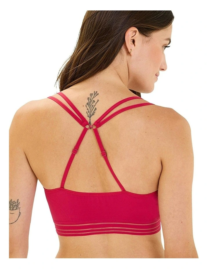 Zen Light Seamless Moulded Wirefree Bra in Granita Pink image 2