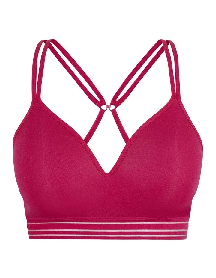 Zen Light Seamless Moulded Wirefree Bra in Granita Pink image 7