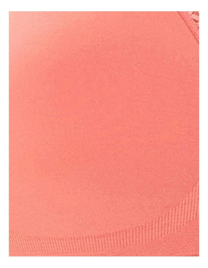 Zen Attitude Lightly Padded Seamless Bralette in Lantana Pink image 7