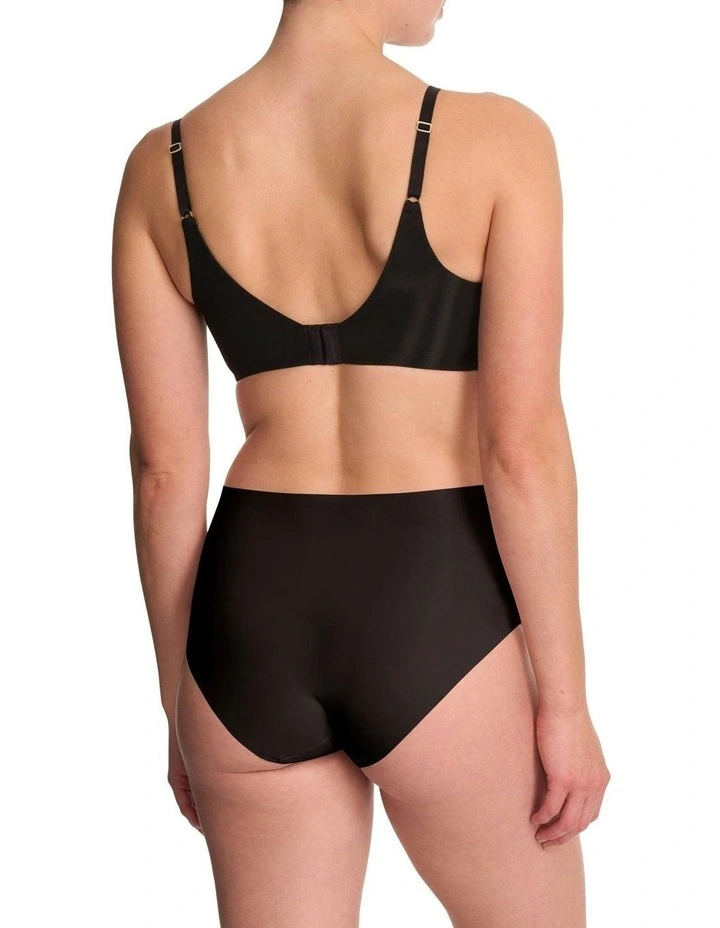 Cloud Comfort Wired Back-Smoothing T-Shirt Bra in Black image 4