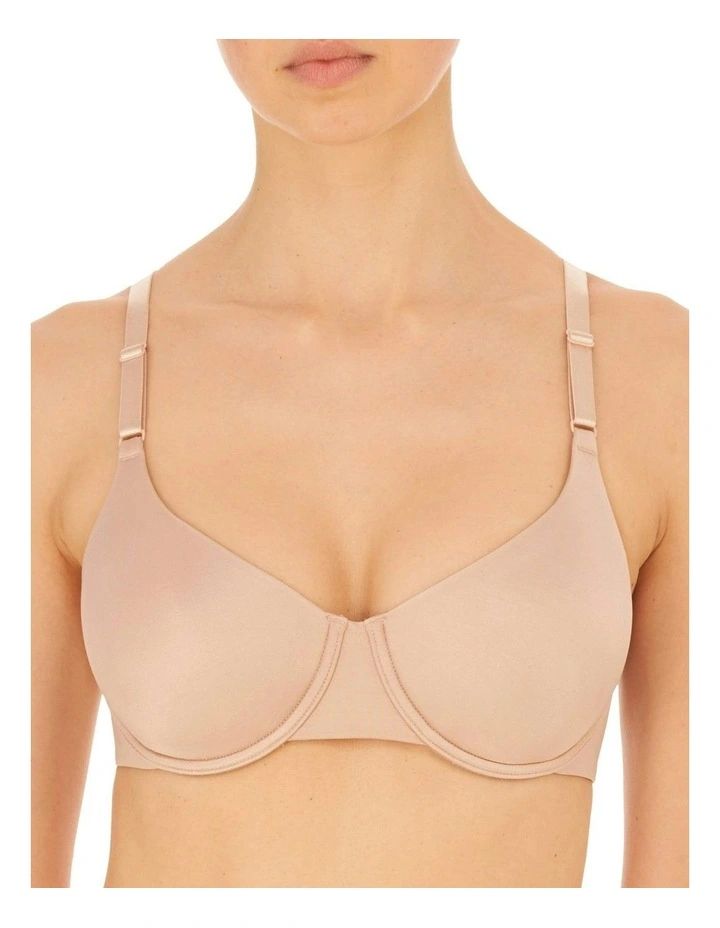 Liquid Moulded Seamless Full Cup T-Shirt Bra in Lt.Mocha image 1