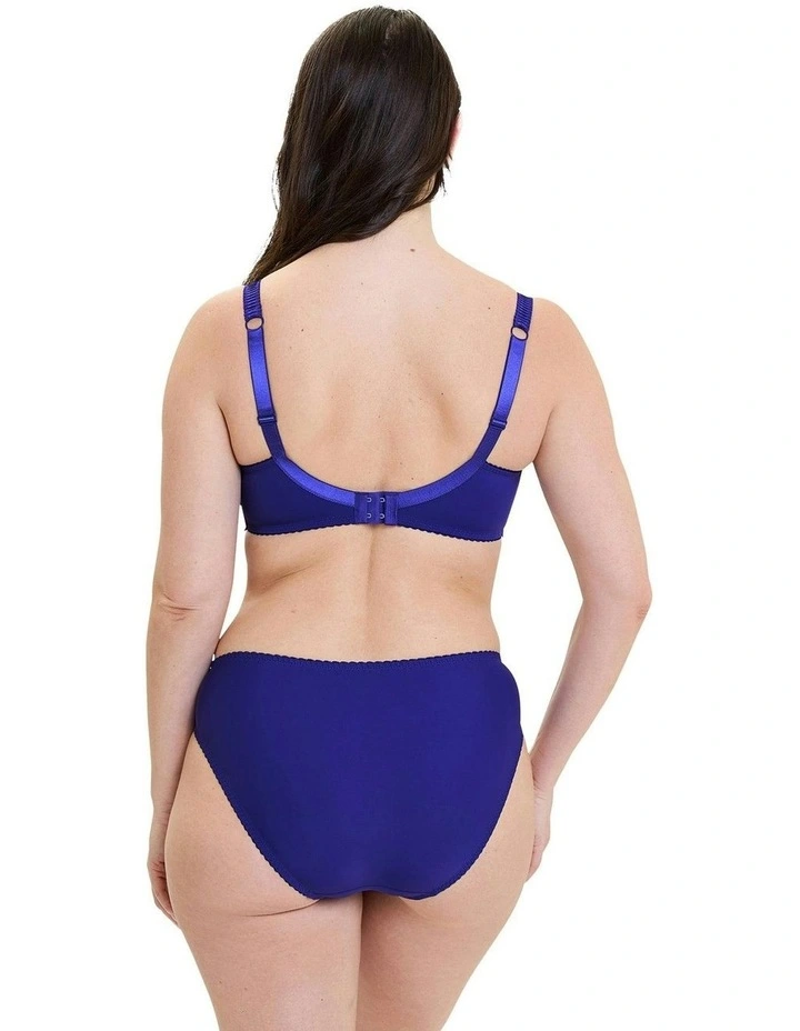 Arum Underwire Balconette Lace Bra in Royal Blue image 6