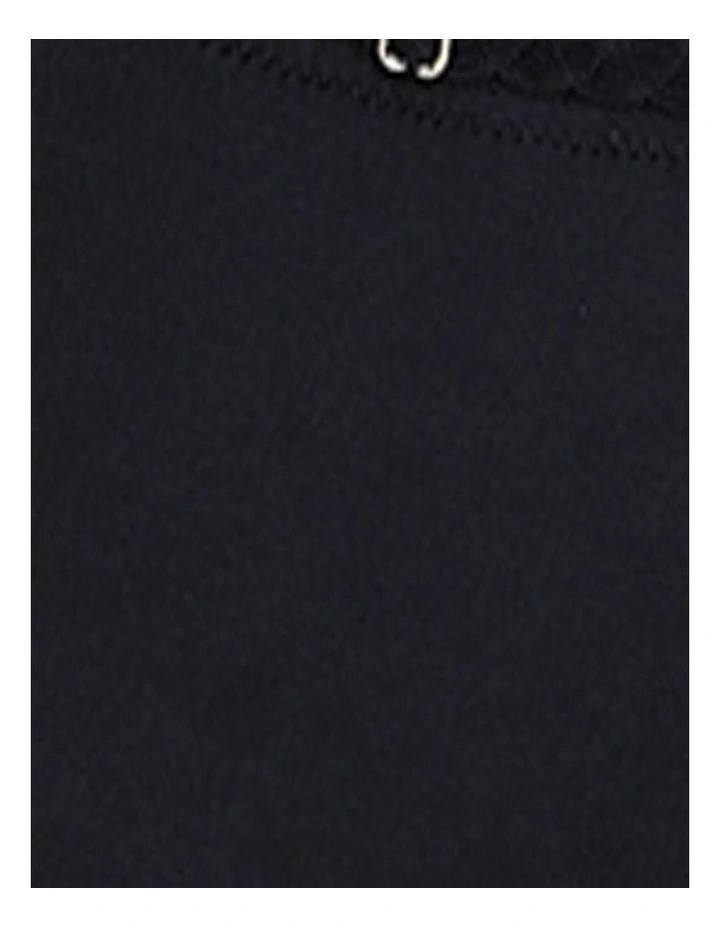 Suzan Lace & Microfiber High Waist Brief in Black image 7