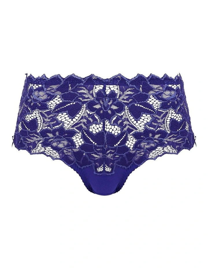 Arum Mid-Rise Lace Brief in Royal Blue image 7
