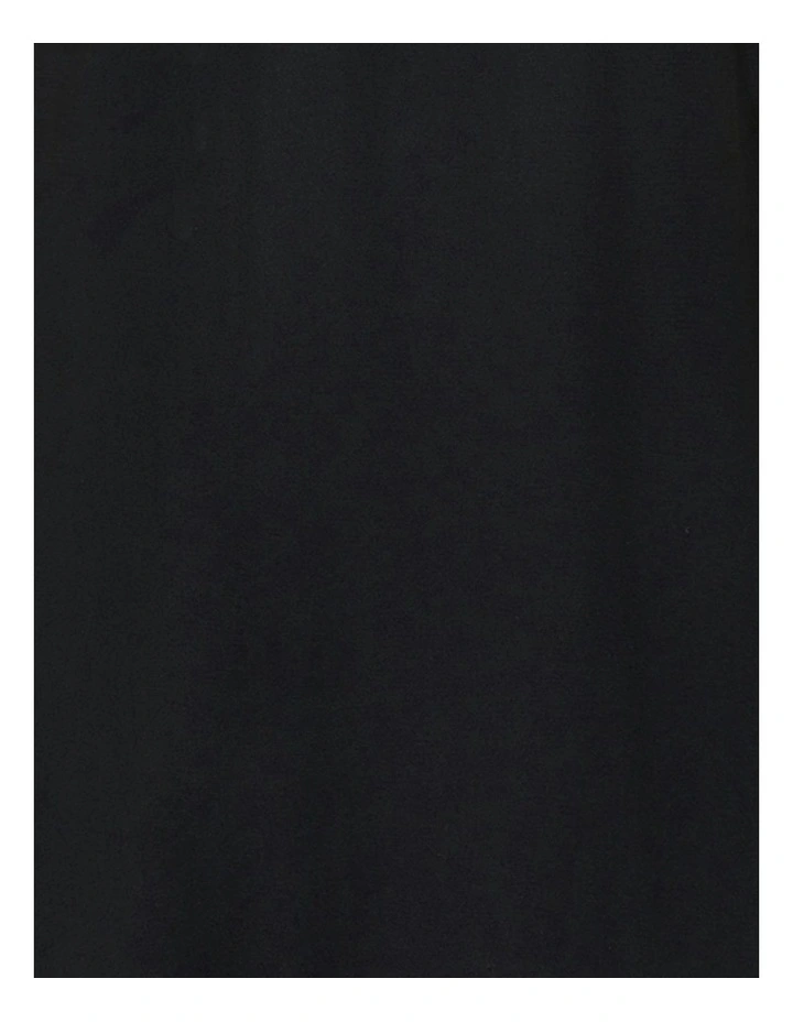 Mlodie Short Lace Trim Chemise Nightdress in Black/Red image 7