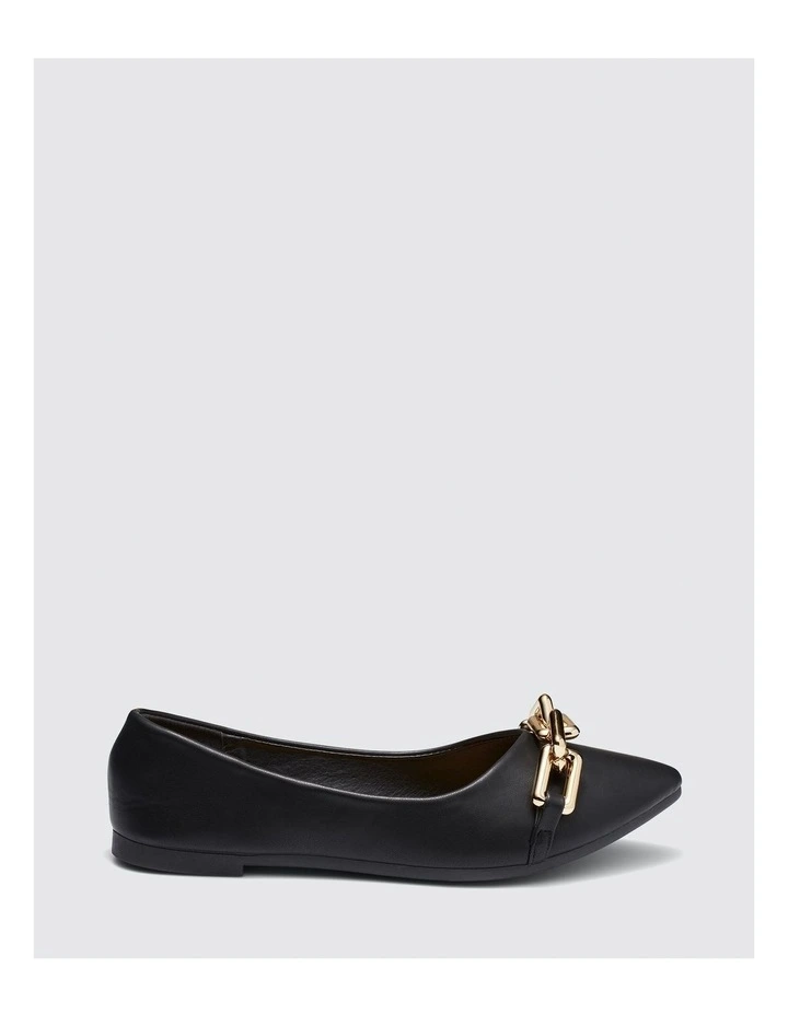 Chana Ballet Flats in Black image 1