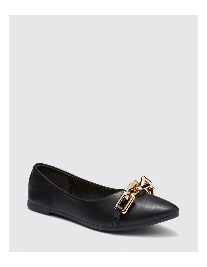 Chana Ballet Flats in Black image 2