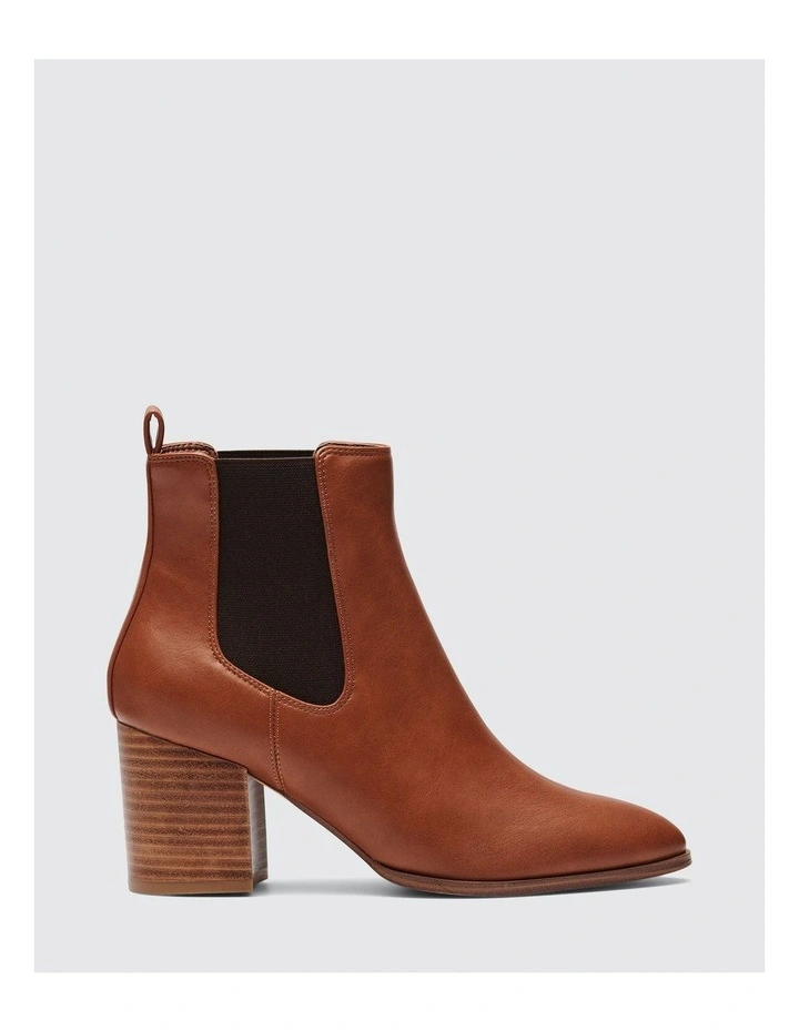 Cinderella Ankle Boots in Dark Camel image 1
