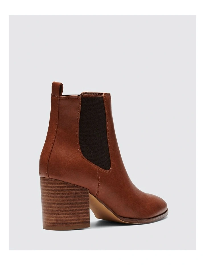 Cinderella Ankle Boots in Dark Camel image 3