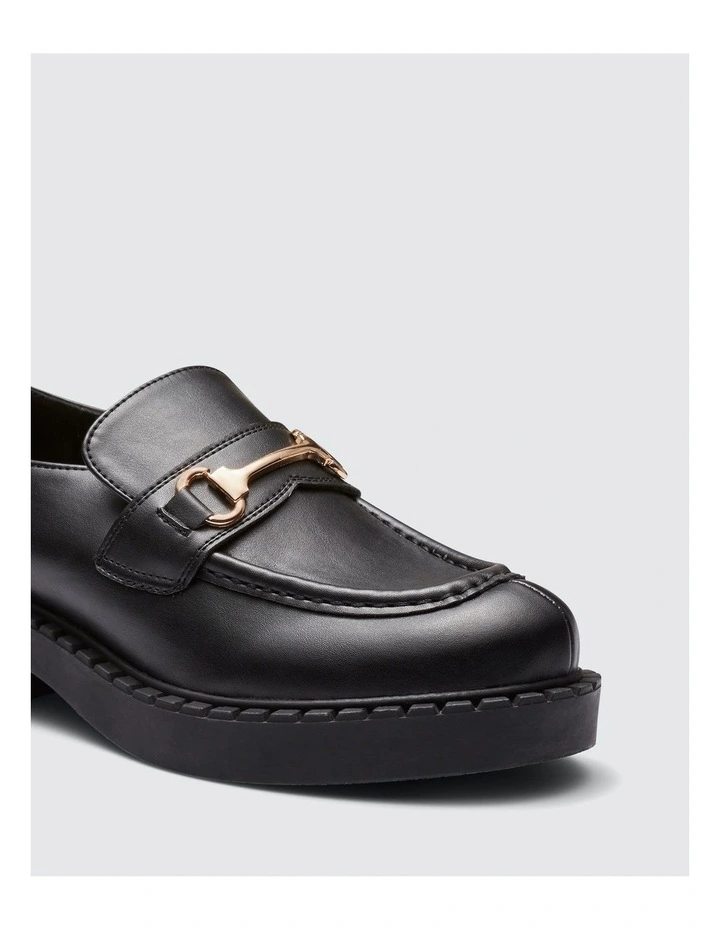 Elias Slip-on Loafers in Black Smooth image 2