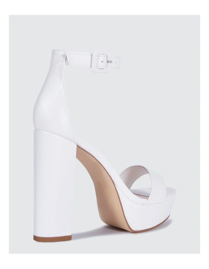Ladysmith Heels in White image 4