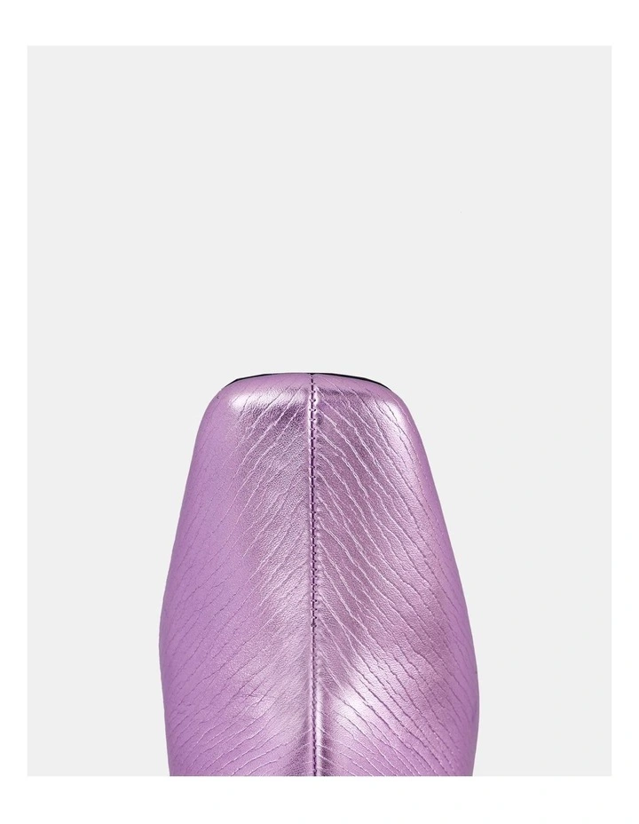 Zodiak Boot in Pink Metallic image 6
