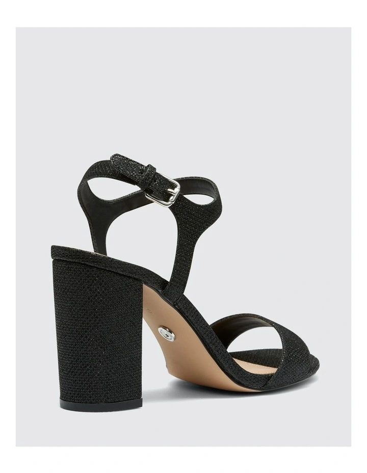Prosecco Heels in Black image 3