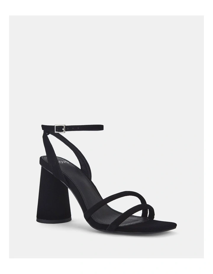 Larkin Heeled Sandals in Black image 2
