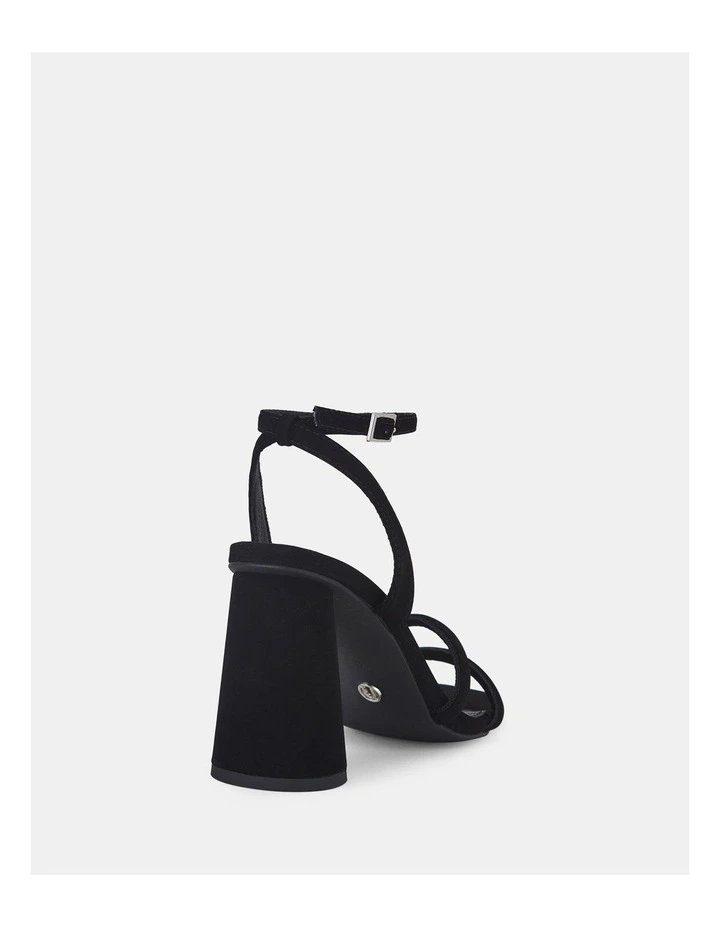 Larkin Heeled Sandals in Black image 3