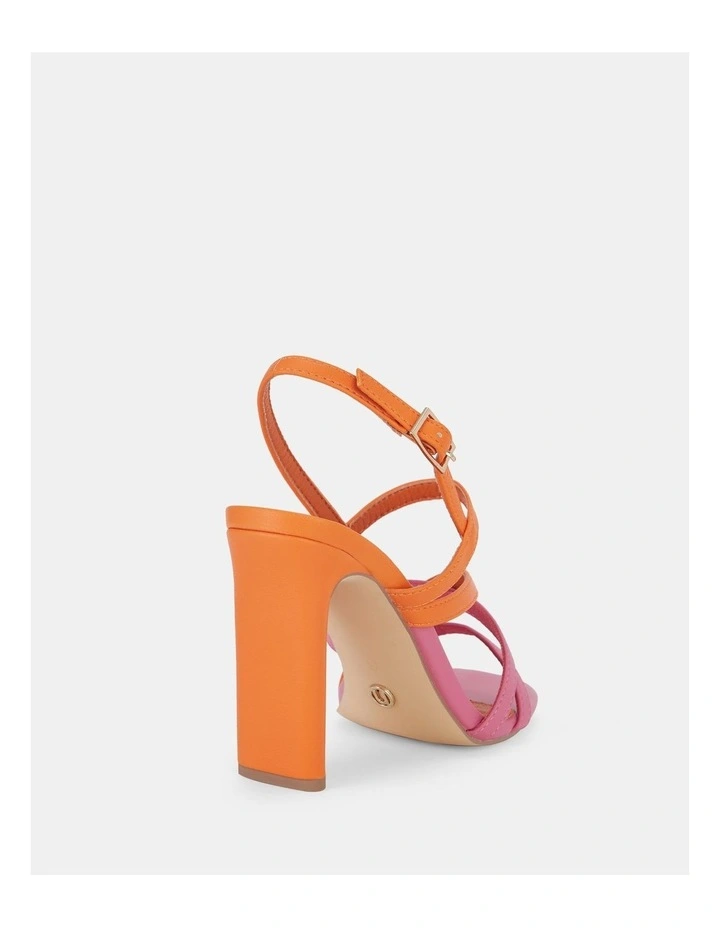 Mimosa Strappy Heels in Multicolour image 6