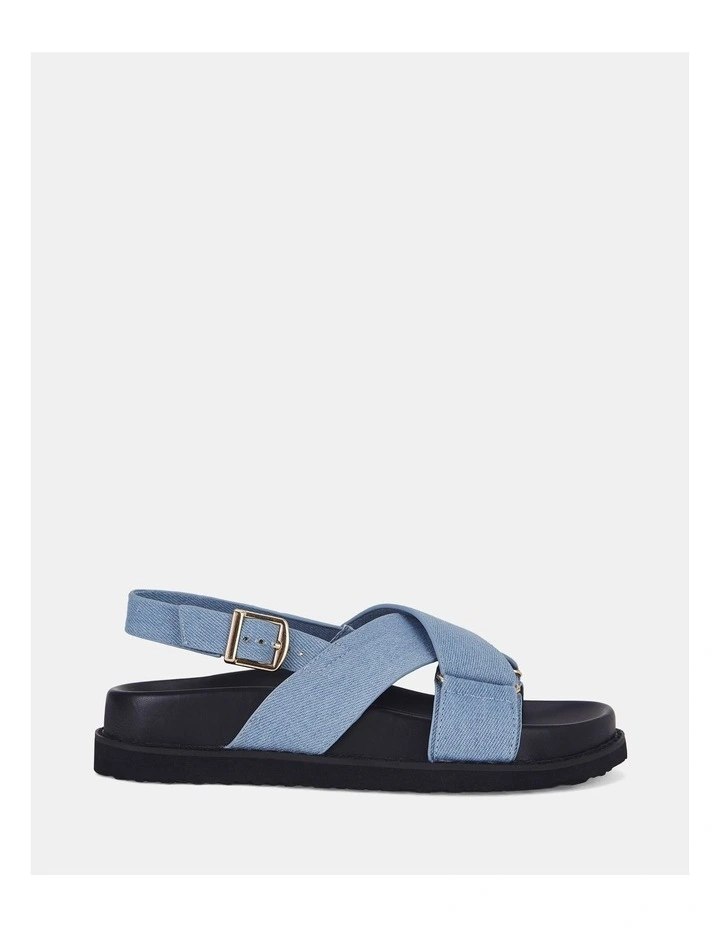 Tylah Flats in Denim image 1