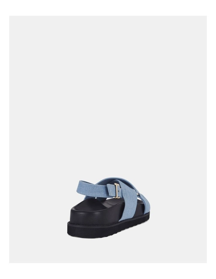 Tylah Flats in Denim image 4
