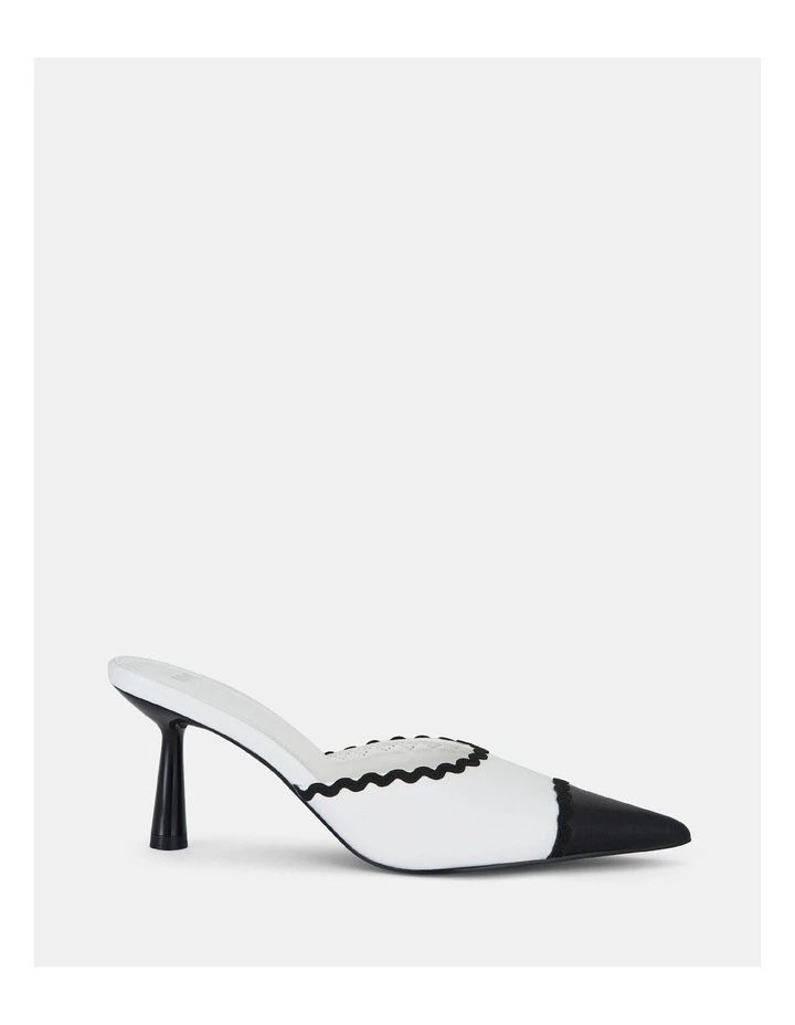 Ibsen Heels in White Multi image 1
