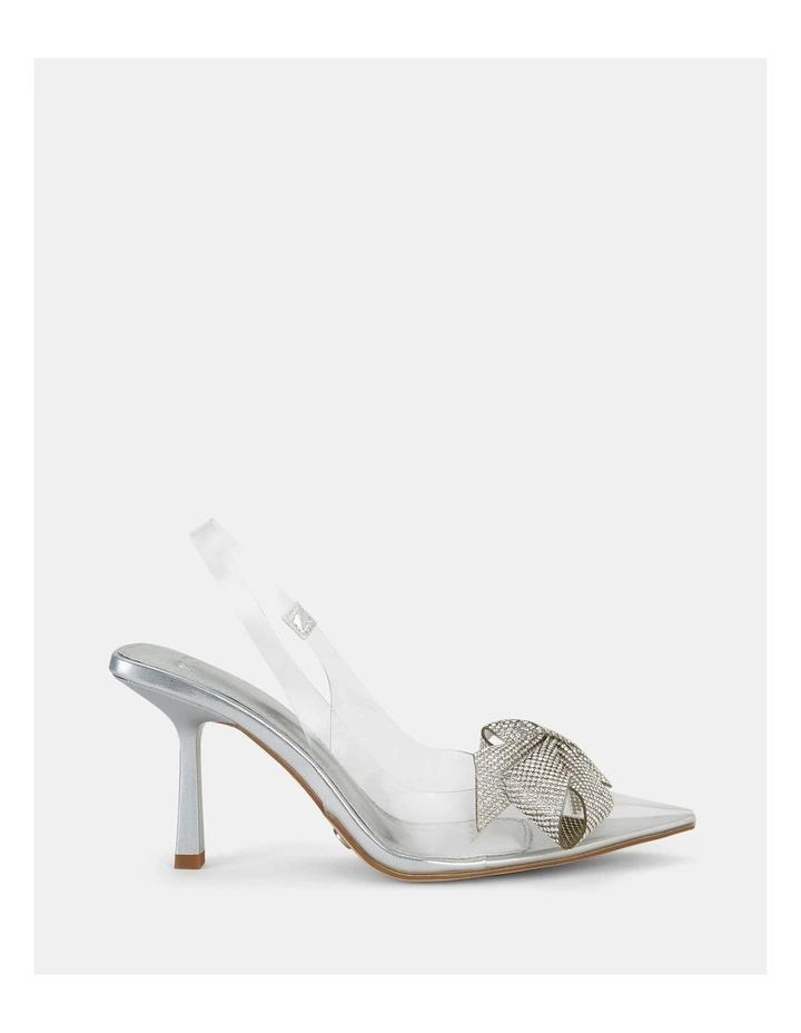Novo Shoes Yoana Heels in Silver MYER