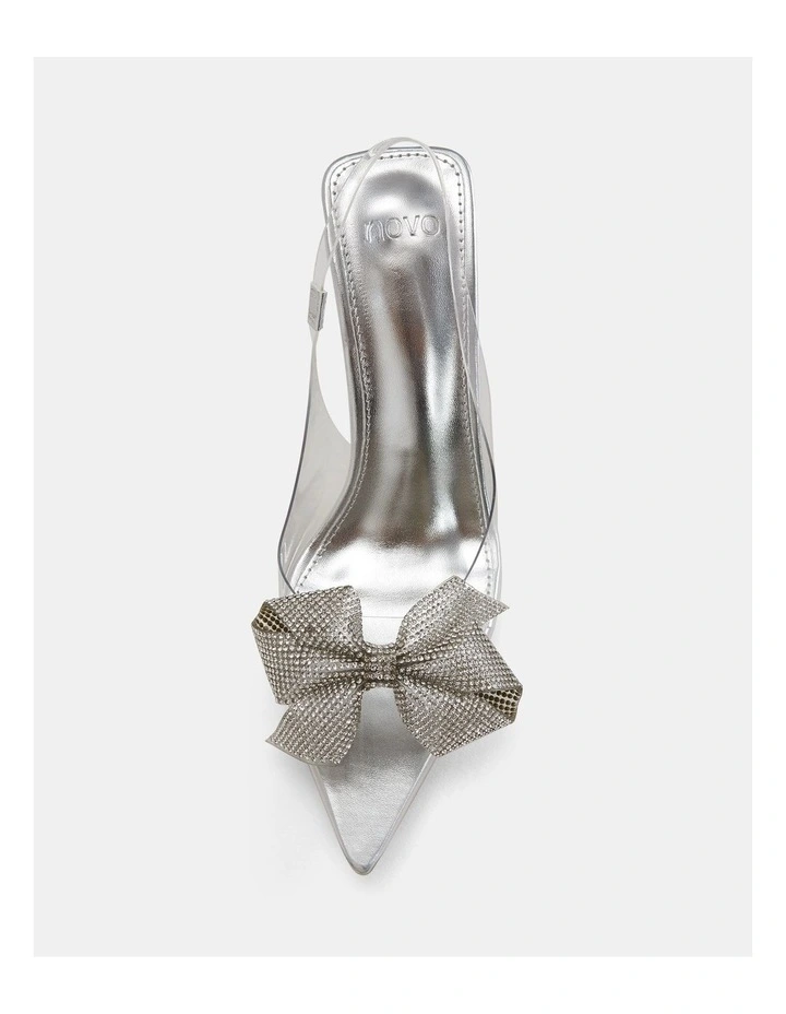 Yoana Heels in Silver image 5