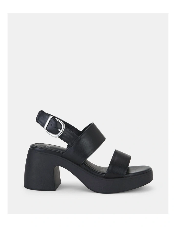Umae Strappy Heels in Black image 1