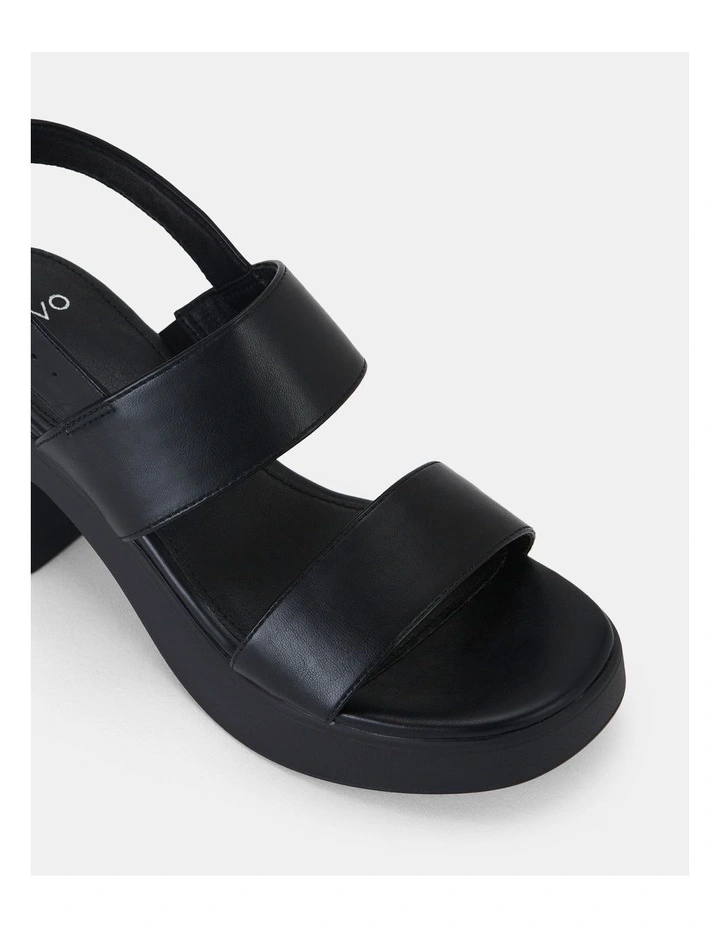 Umae Strappy Heels in Black image 4