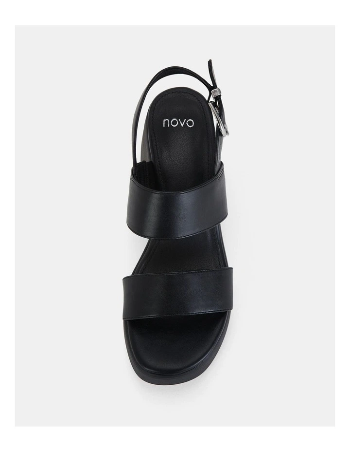 Umae Strappy Heels in Black image 5