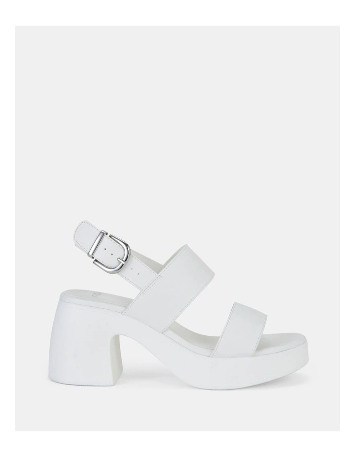 Umae Strappy Heels in White image 1