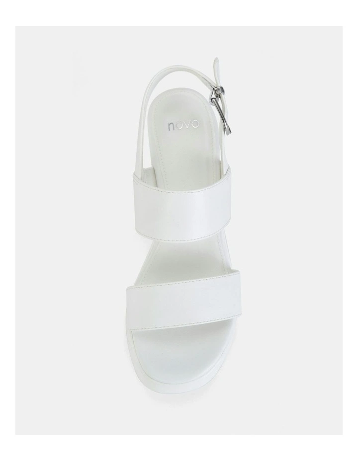 Umae Strappy Heels in White image 5