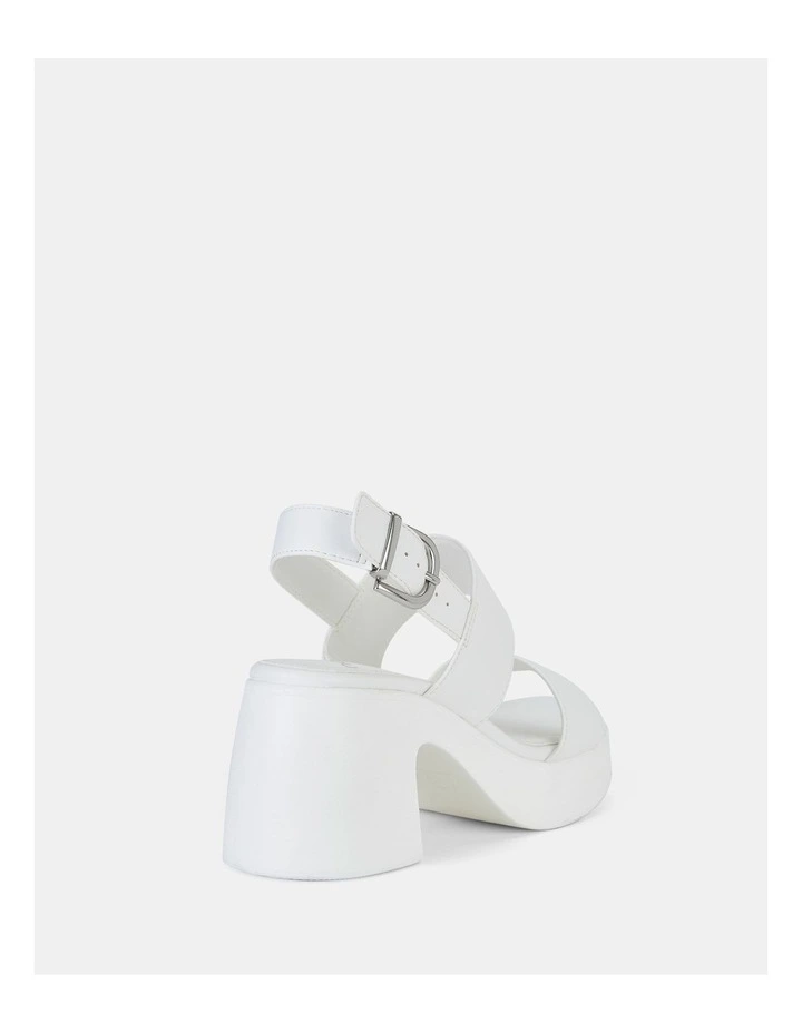 Umae Strappy Heels in White image 6