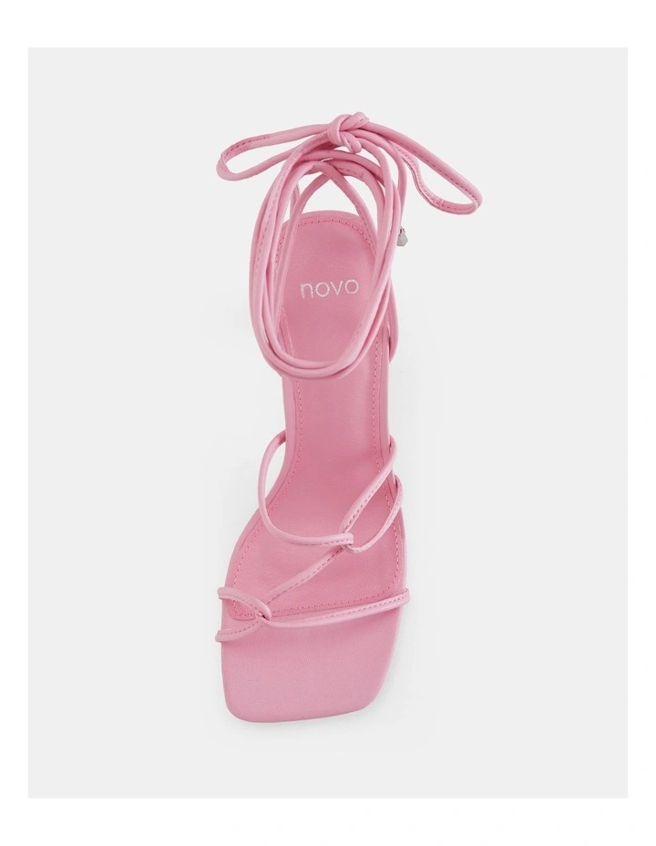 Uray Strappy Sandals in Pink image 5