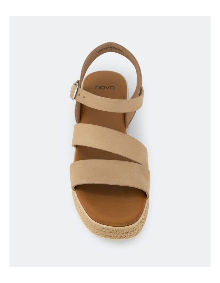 Vanneza Sandals in Camel image 4