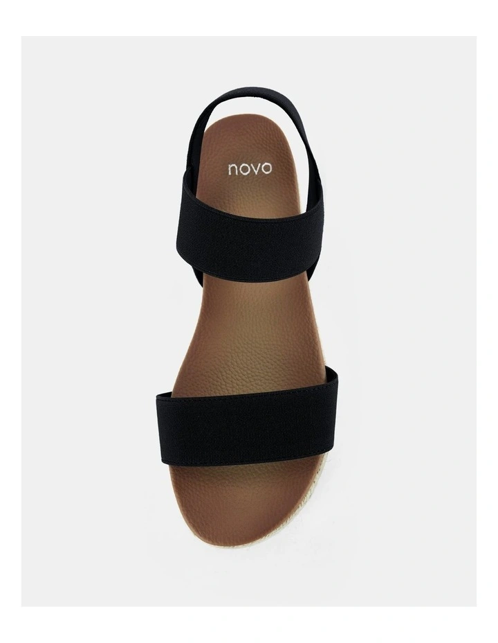 Bologna Sandals in Black image 4