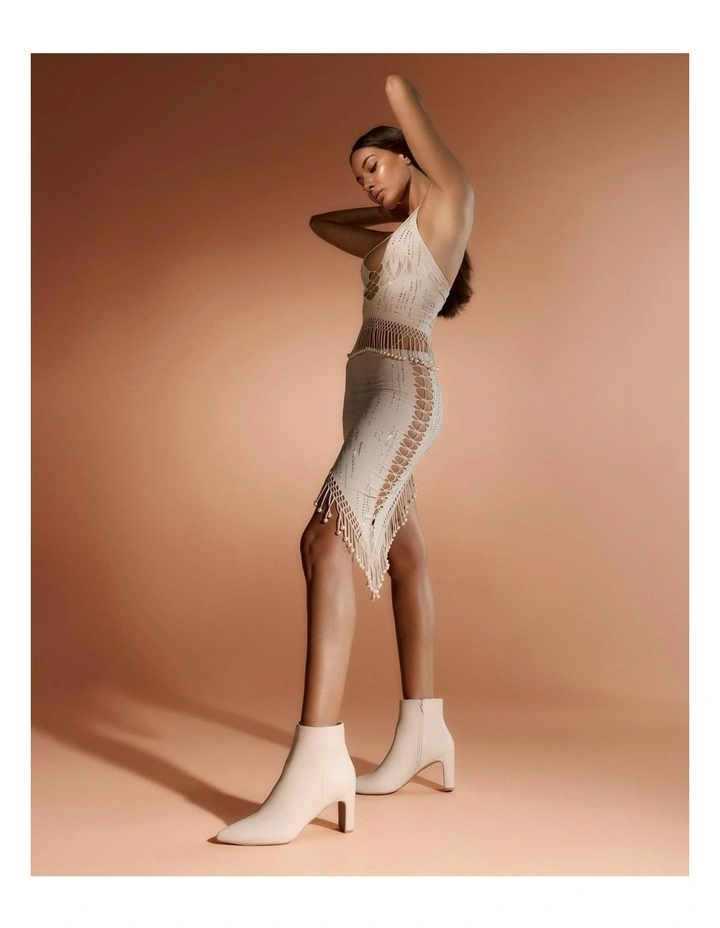 Harlie Boots in Cream image 2