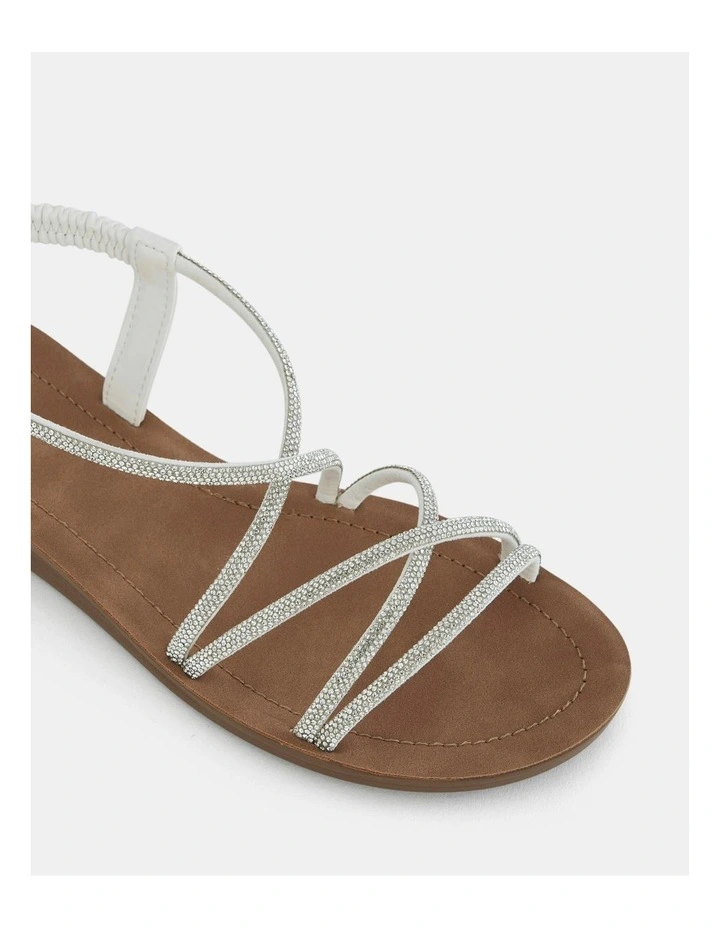 Slaya Sandals in White image 3