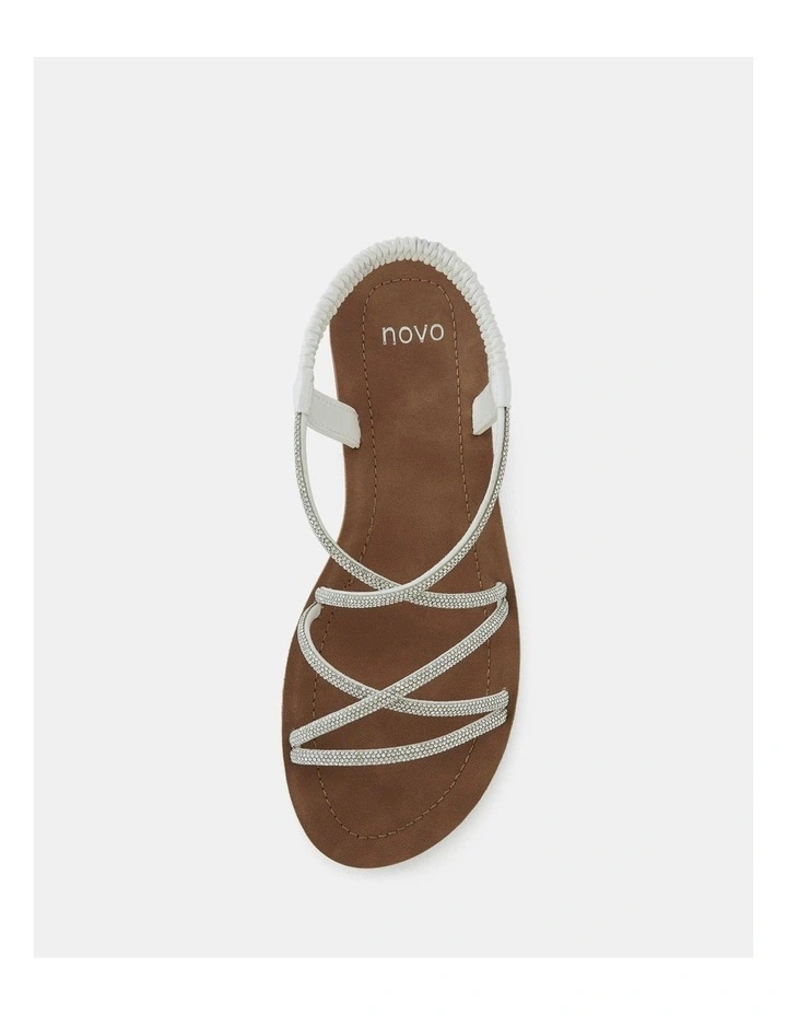 Slaya Sandals in White image 4