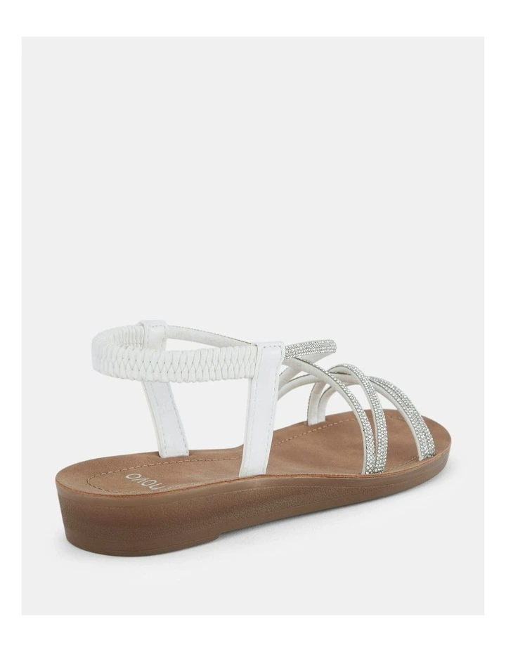 Slaya Sandals in White image 5