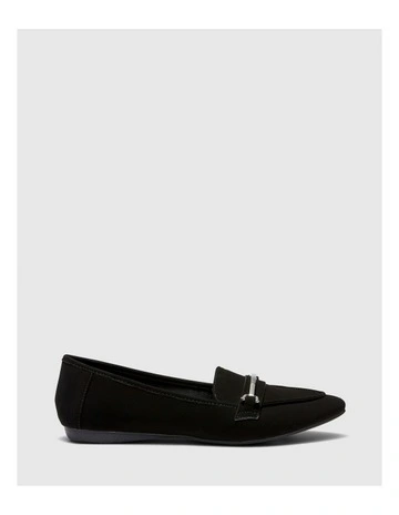Casino Ballet Flats in Black