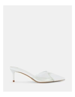 Ingria Heels in White Patent